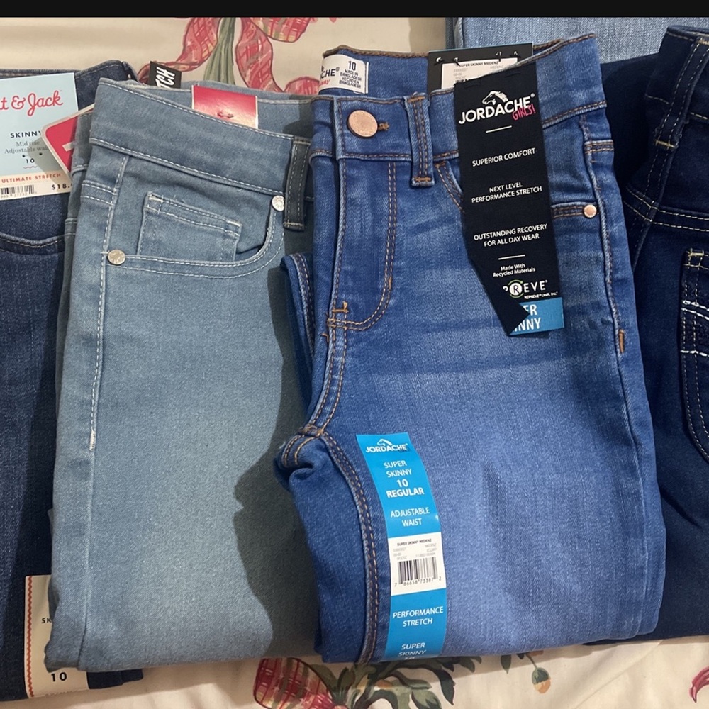 COPY - Girls size 10 adjustable waist jeans
